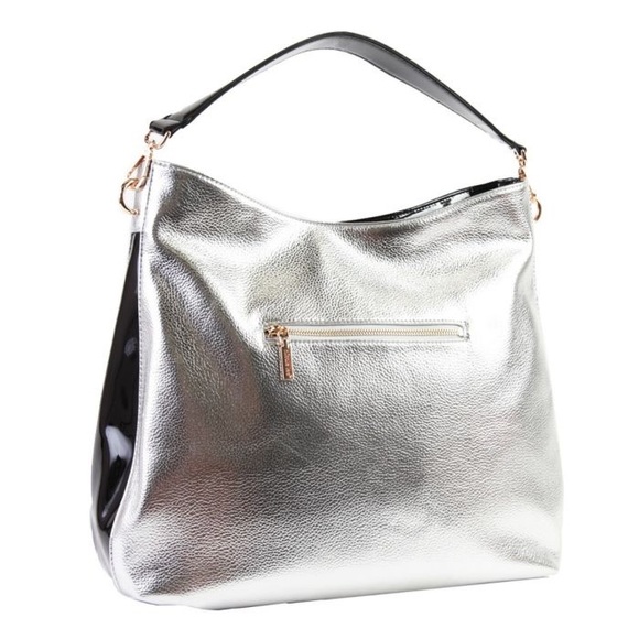 Metallic Pop Art Hobo Handbag - Picture 3 of 7